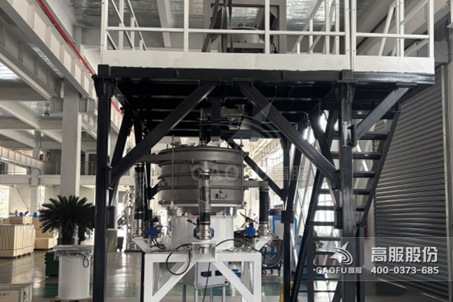 惰氣保護密閉防爆篩分系統 (2)